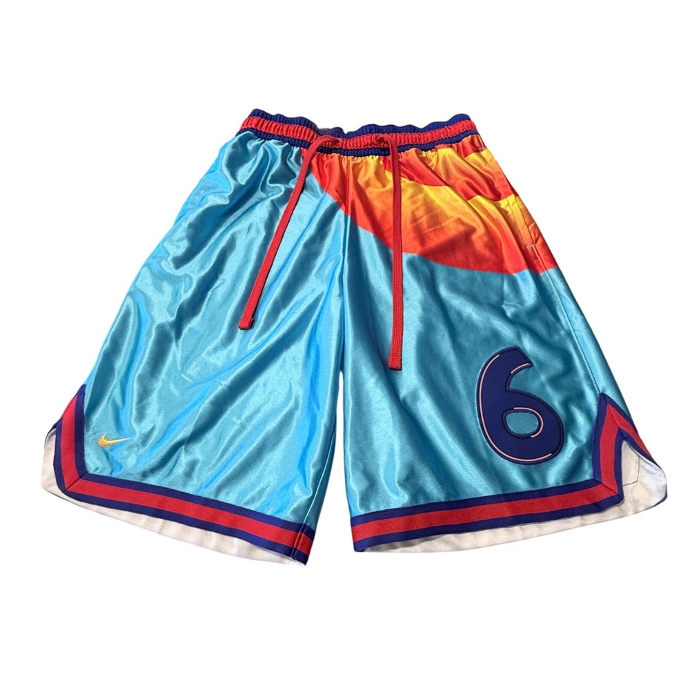 Nike LeBron James Space Jam Goon Squad Basketball Shorts Blue DJ3875-434 Mens S